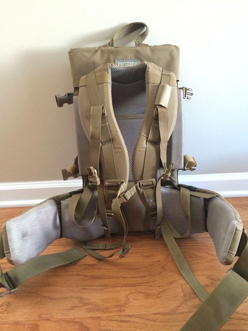 WTS *SOLD* Mystery Ranch NICE Frame BVS with Custom Panel & FILBE Pack