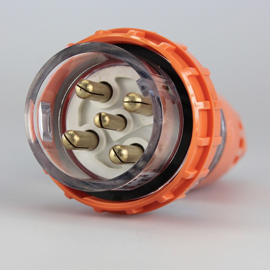 32 Amp Straight Male Plug 5 Pin 3 Phase 32A Industrial Electrical eBay