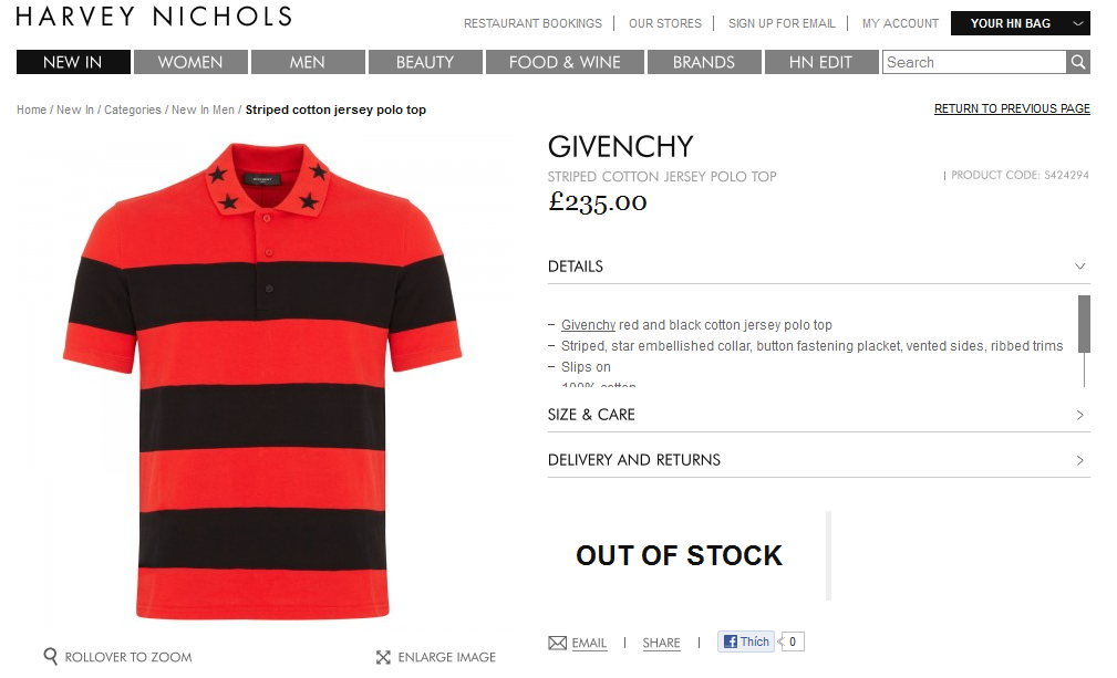 Thời Trang Paris : Áo thun nam Givenchy và Yves Saint Laurent ( YSL ) - 24