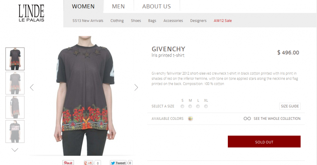 Thời Trang Paris : Áo thun nam Givenchy và Yves Saint Laurent ( YSL ) - 4