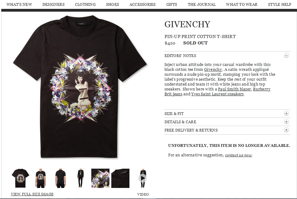 Thời Trang Paris : Áo thun nam Givenchy và Yves Saint Laurent ( YSL ) - 19