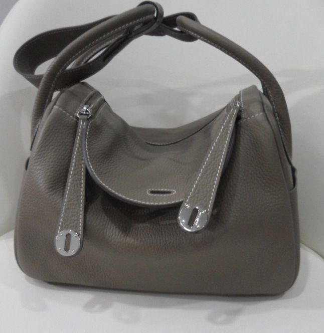 Purse Princess: Replica Hermes Lindy Gray Size 30  