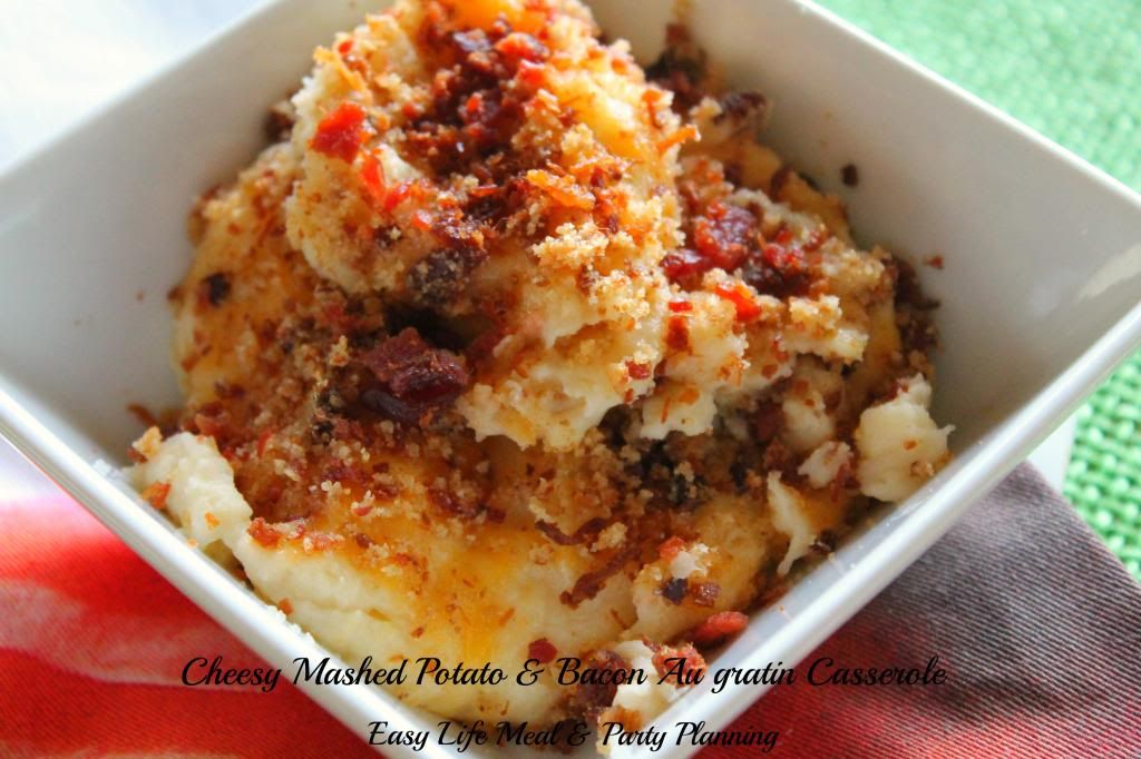 Quick & Tasty  Cheesy Bacon Au Gratin Potatoes by Easy Life Meal & Party Planning