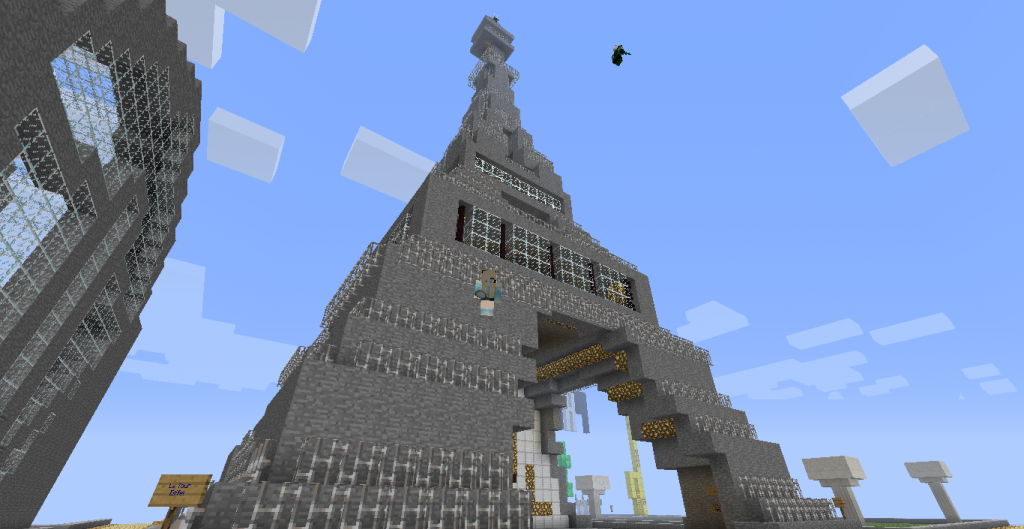 Eiffel Tower minecraft