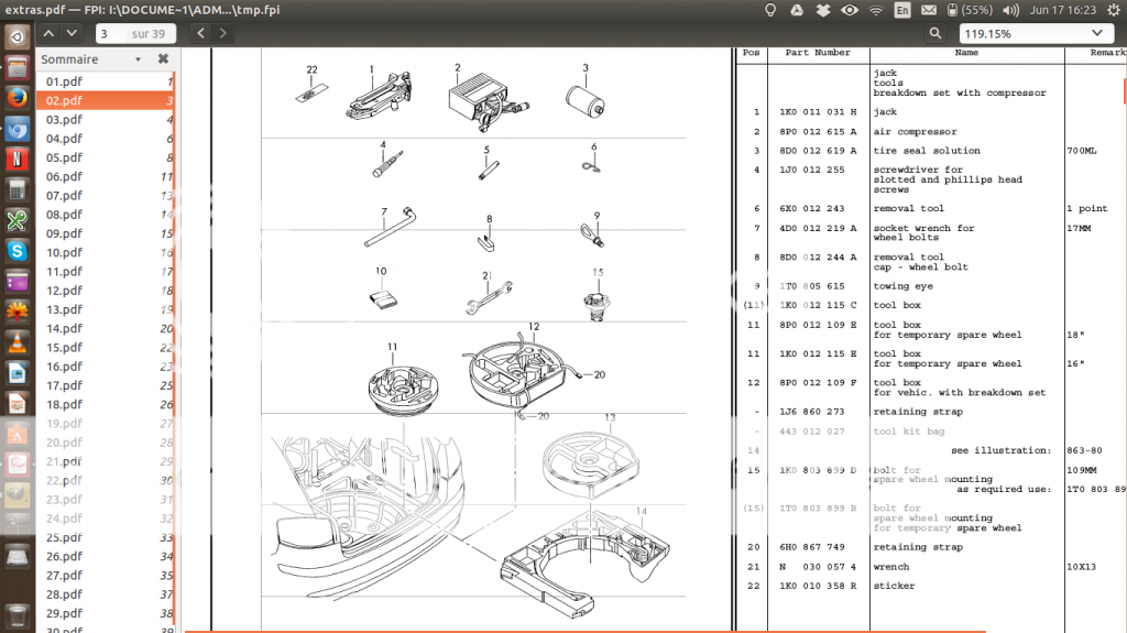 Part # question - spare tire surround piece | VW Vortex - Volkswagen Forum