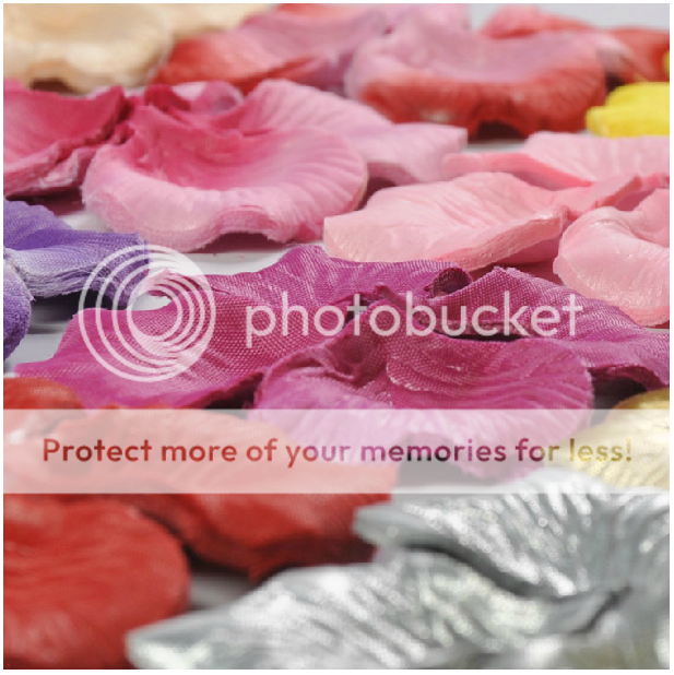 1000 Pcs Simulation Rose Flower Petals Sahua Confetti Wedding Party Decoration