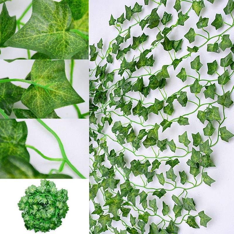 7.5ft Artificial Ivy Leaf Garland Plants Vine Fake Foliage Flowers Home Decor US
