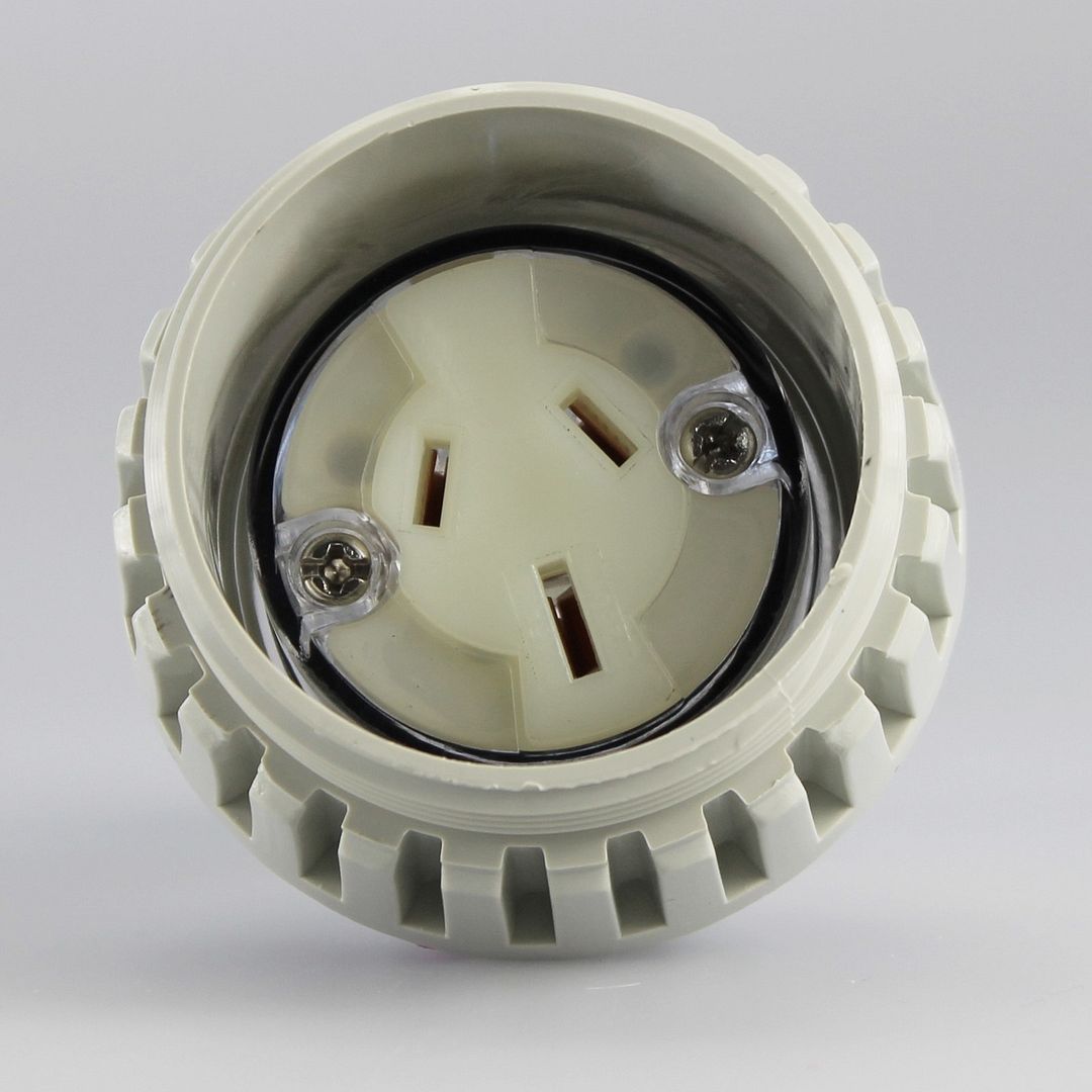 3 Pin 15 Amp 250v Female Weatherproof Extension Socket