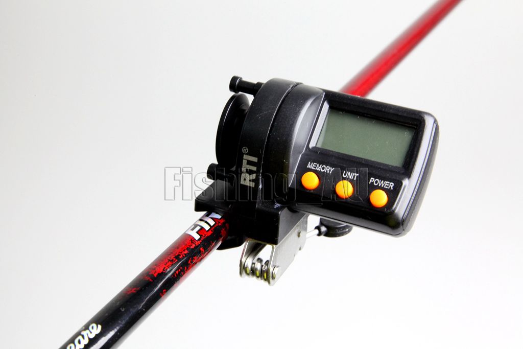 Sea Fishing Reel Counter, Clip-on Fishing Line Counter Fishing Rod Counter Fishing Line Counter Professional Clip-on Rod Fishing Line Counter Depth