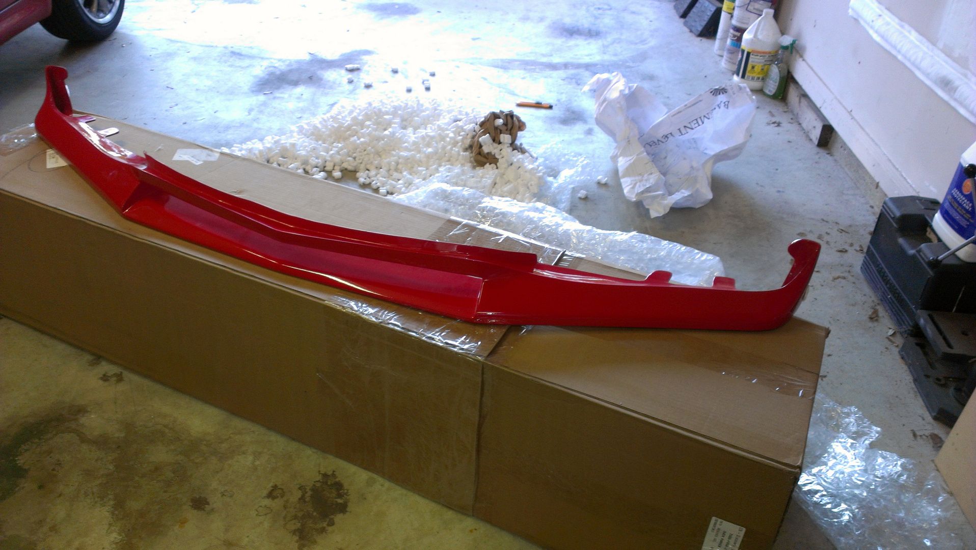 Red Painted front Spoiler | Chevy SSR Forum