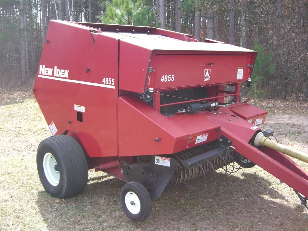 Agco New Idea 4855 Round Baler Hay Baler Clean | eBay