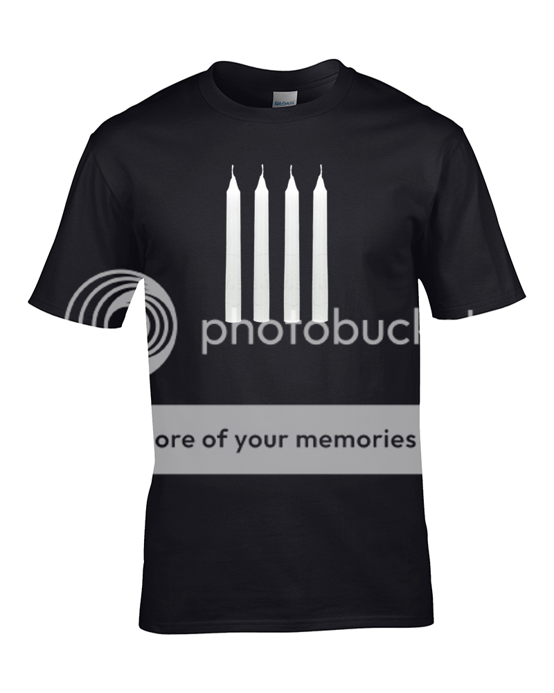 FOUR CANDLES or FORK HANDLES - Two Ronnies classic comedy funny  Mens T shirt