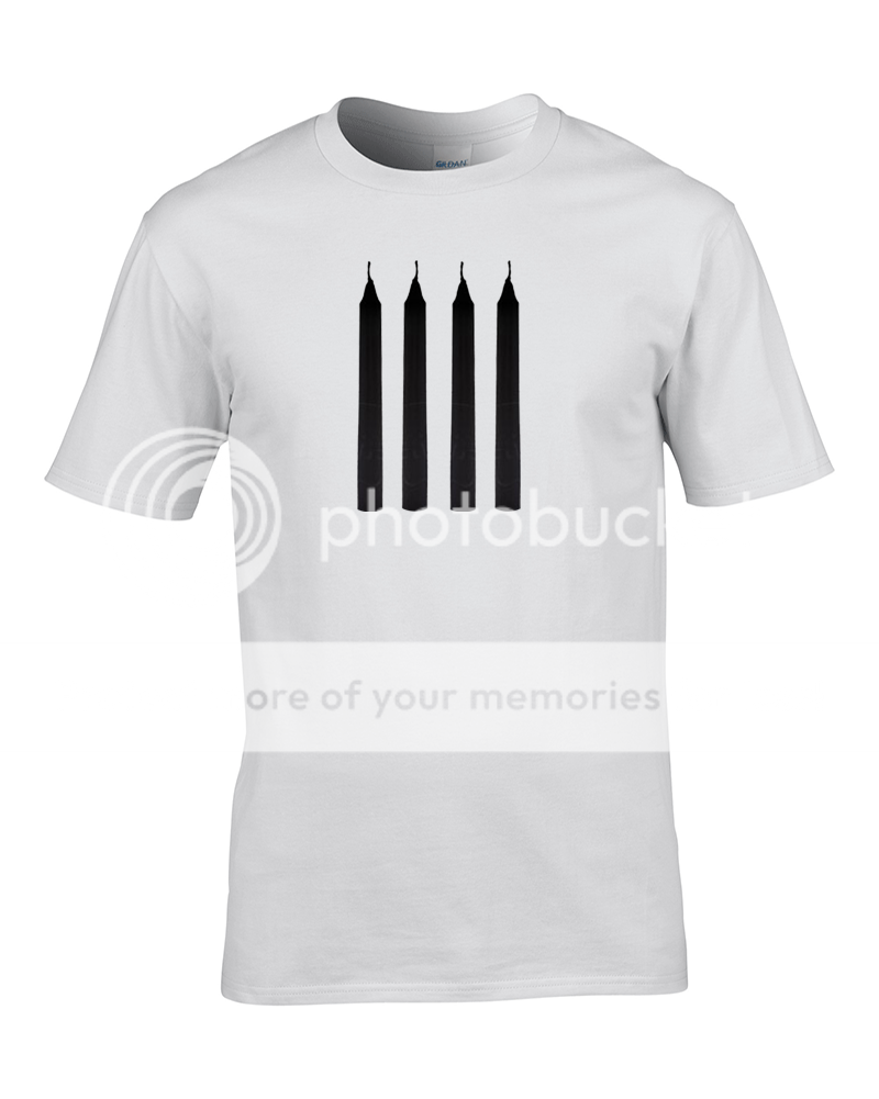 FOUR CANDLES or FORK HANDLES - Two Ronnies classic comedy funny  Mens T shirt