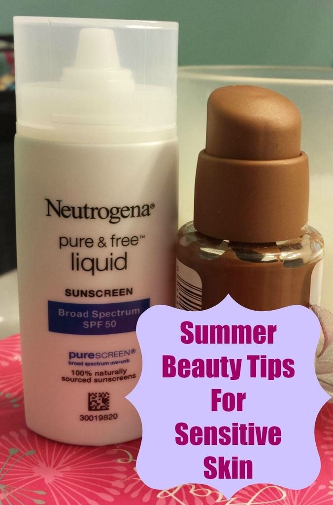 Summer Beauty Tips for Sensitive Skin #ChooseHealthySkin #IC #sponsored